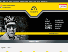 Tablet Screenshot of mineheadcyclingclub.com